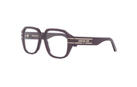 DIOR - Square Eyeglass Frames Unisex Violet