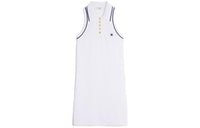 CELINE Sleeveless Dresses Women's Neon White