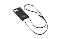 PRADA Saffiano Leather IPhone 14 Pro Case Bag Accessory Women's Black
