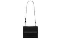 SAINT LAURENT Cow Leather Handbag Shoulder Bag Crossbody Bag Women's Black