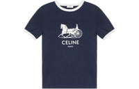 CELINE Regular T-Shirt Women's Blue
