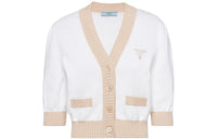 PRADA Cropped Cotton Cardigan