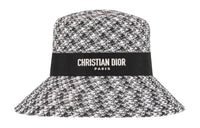 DIOR Viscose Bucket Hats Women's Black