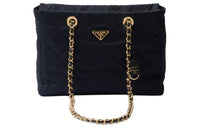 PRADA Re-EditionRe-Nylon Recycled Nylon Tote Bag Shopping Bag Handbag Medium Size Women's Navy