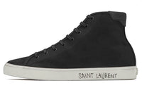 SAINT LAURENT Canvas Shoes Women's High-Top Black