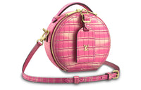 LOUIS VUITTON Soft Glow Crocodile Leather Shoulder Bag Crossbody Bag Handbag Mini Women's Rose Red