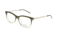 SAINT LAURENT Plastic Rectangular Eyeglass Frames Men's Gray