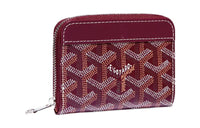 GOYARD MATIGNON Canvas With Leather Wallets Coin Purses Mini Women's Burgundy