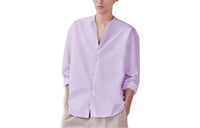 HERMES Shirts Men Lilac