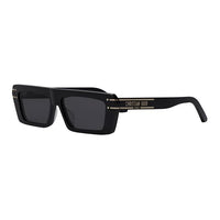 DIOR Acetate Rectangular Sunglasses Women's Bright Black