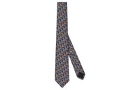 DIOR Ties Men Marine Blue/Brown