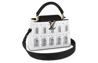 LOUIS VUITTON X Fornasetti Capucines Bb Black/White