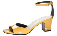 CHANEL Strap Sandals 6.5cm Women's Yellow
