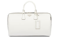 PRADA Leather One Shoulder Portable Travel Bag Men's