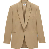 SAINT LAURENT Single Breasted Peaked Lapel Jacket