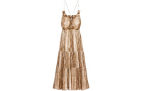 CELINE Slip Dresses Women's Gold