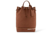 LOUIS VUITTON Cow Leather Portable Crossbody Bag Shoulder Bag Regular Men's Brown