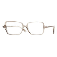 CHANEL Acetate Square Eyeglass Frames Unisex Taupe