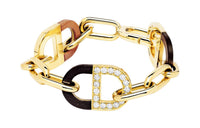 DIOR Diamond Bracelets Women's Gold