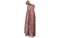 CELINE Short Sleeved Dress Women's Multicolor