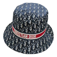 DIOR Cotton Bucket Hats Unisex Dark Blue