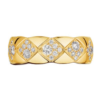 CHANEL 18K Gold Rings Unisex Gold