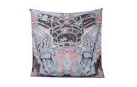 HERMES Silk Scarves Women's Gray