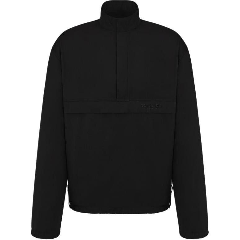 DIOR SS25 Christian Dior Couture Embroidery Pullover Sweatshirt Men's Black