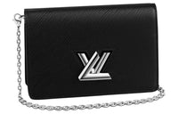 LOUIS VUITTON Twist Epi Leather Crossbody Bag Shoulder Bag Women's Black