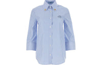 PRADA Striped Collared Shirt