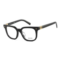 MIU MIU Plate And Metal Square Eyeglass Frames Women's Black