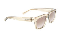 SAINT LAURENT Injection Molded Square Sunglasses Unisex Brown