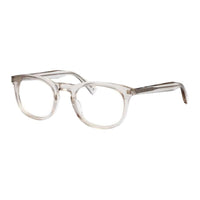 SAINT LAURENT Acetate Square Eyeglass Frames Unisex Light Umber