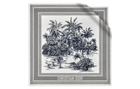 DIOR Silk Scarves Women's Gray