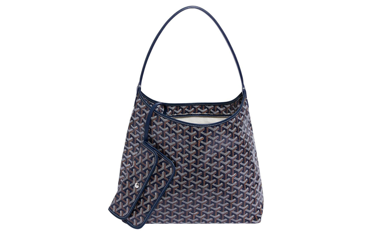 GOYARD Bohème Hobo Canvas With Leather Dog's Teeth Shoulder Bag Combo Bag Handbag, Shoulder Bag Women's