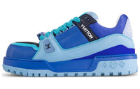 LOUIS VUITTON Trainer Maxi Low Top Skateboard Shoes Men's Blue