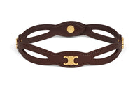 CELINE Logo Plaque Bracelet