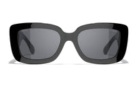CHANEL Sunglasses Women's Black