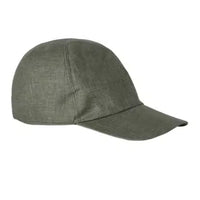 Loro Piana Linen Baseball Caps Men's Green