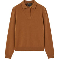 Loro Piana FW24 Polo Shirt Women's Deep Camel