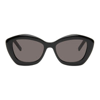 SAINT LAURENT Acetate Cat Eye Sunglasses Women's Black