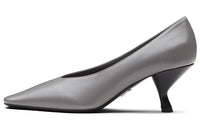 PRADA Irregular Heel High Heels Women's Silver