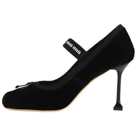 MIU MIU Slim Heel High Heels 8.5cm Women's Black
