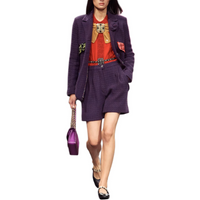 CHANEL FW24 Casual Shorts Women's Purple