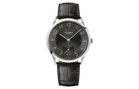 HERMES Wrist Watch Automatic Mechanical Movement Crocodile Leather Strap 39.5mm Black Dial Men's W043203WW00