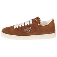 PRADA Low Top Skateboard Shoes Women's Brown