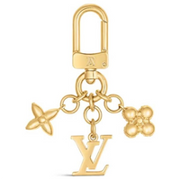 LOUIS VUITTON Metal Keychains Women's Gold
