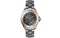 CHANEL Wrist Watch Automatic Mechanical Movement Ceramic Titanium Strap 38mm Gray Dial Men's