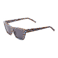 SAINT LAURENT Acetate Cat Eye Sunglasses Women's Blue