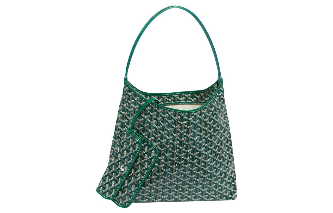 GOYARD Bohème Hobo Canvas With Leather Dog's Teeth Shoulder Bag Combo Bag Handbag, Shoulder Bag Women's